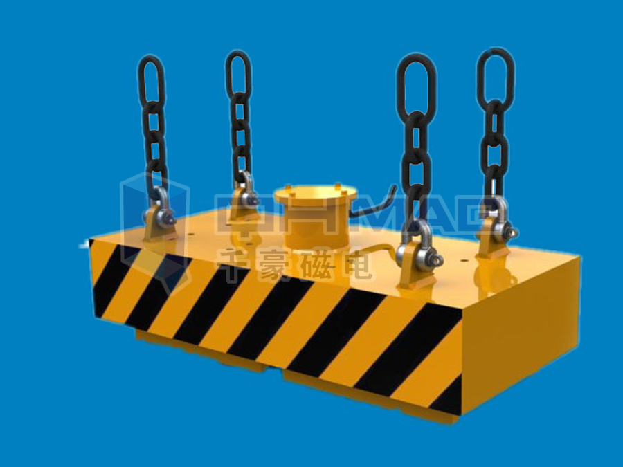 吊運(yùn)捆扎棒材用電永磁鐵